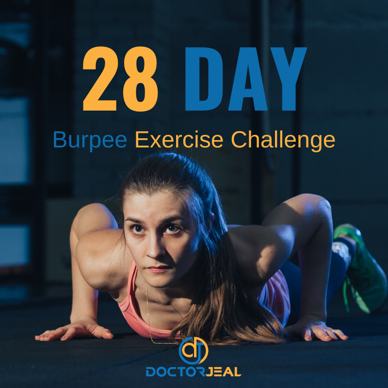 28 Day Burpee Challenge title
