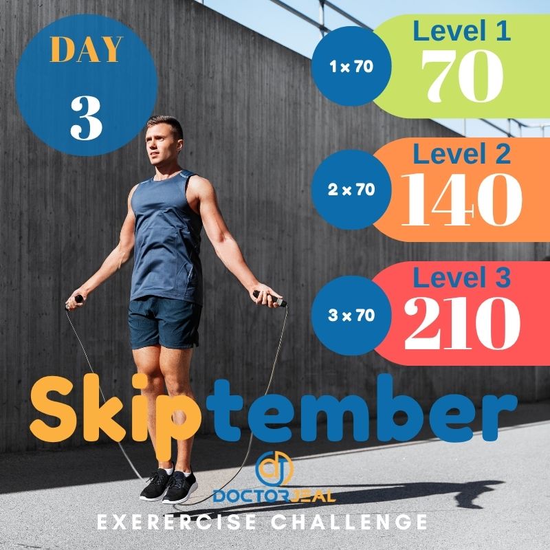 September Skipping Challenge (Skiptember)Target Guide Day 3