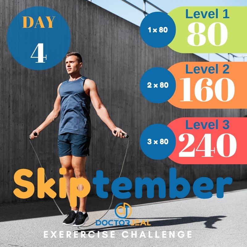 September Skipping Challenge (Skiptember)Target Guide Day 4